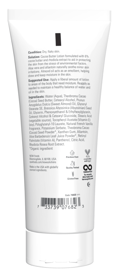 Cocoa Butter Lotion by Country Life Natural Foods