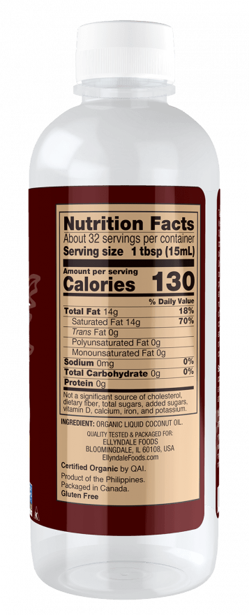 Coconut Cooking Oil, Liquid, Organic by Country Life Natural Foods