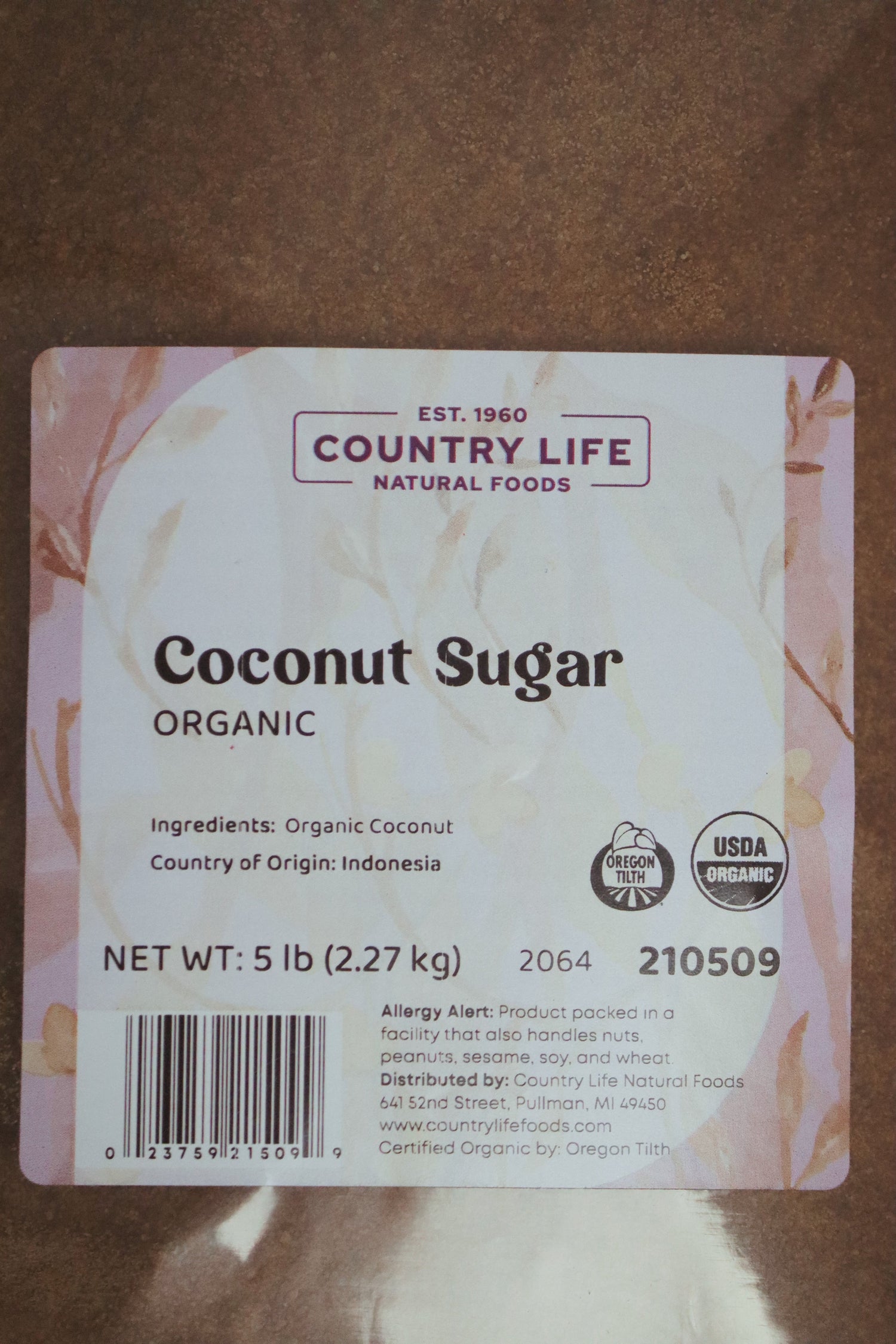 Coconut Sugar, Organic by Country Life Natural Foods