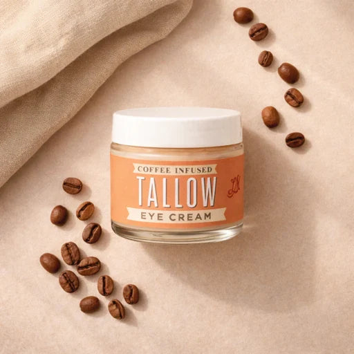 Lady May Coffee-Infused Tallow Eye Cream – Brighten, Firm &amp; Revitalize Naturally by Lady May Tallow