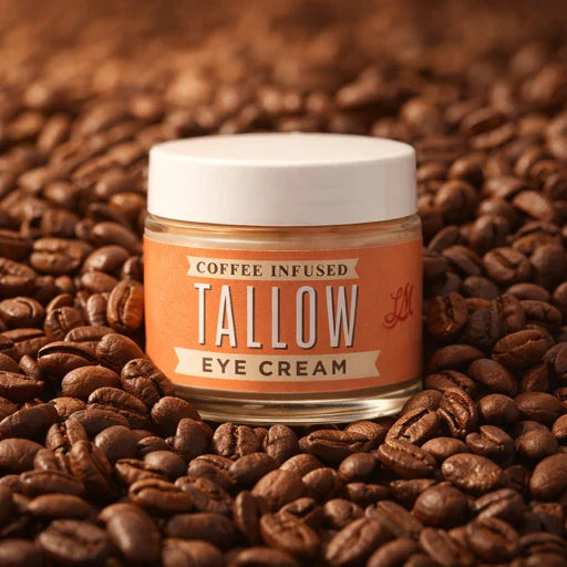 Lady May Coffee-Infused Tallow Eye Cream – Brighten, Firm &amp; Revitalize Naturally by Lady May Tallow