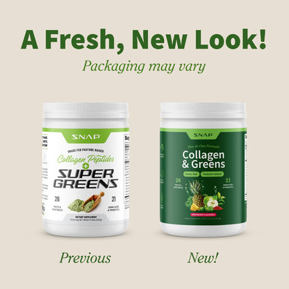 Collagen &amp; Greens by Snap Supplements