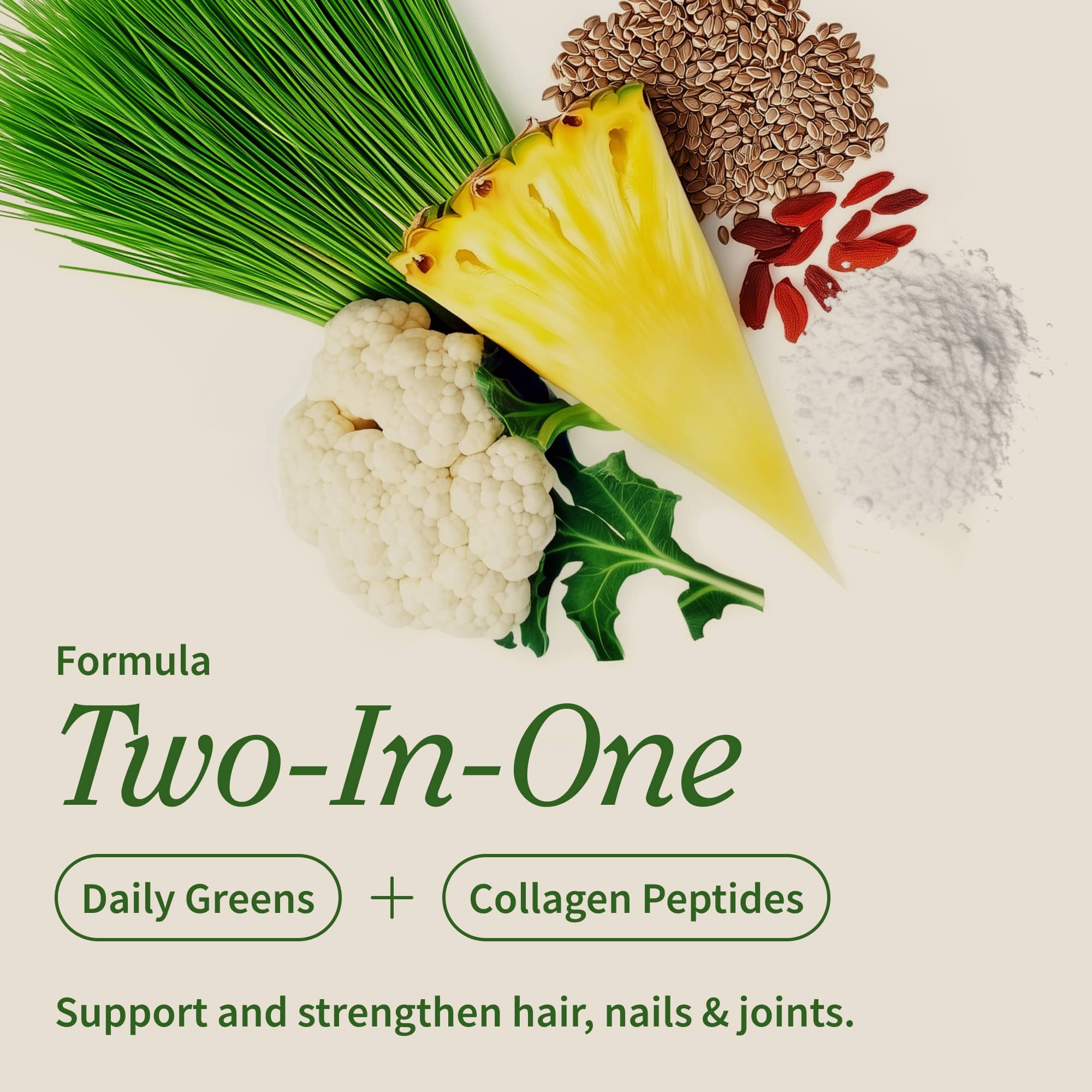Collagen &amp; Greens by Snap Supplements