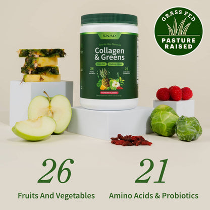Collagen &amp; Greens by Snap Supplements