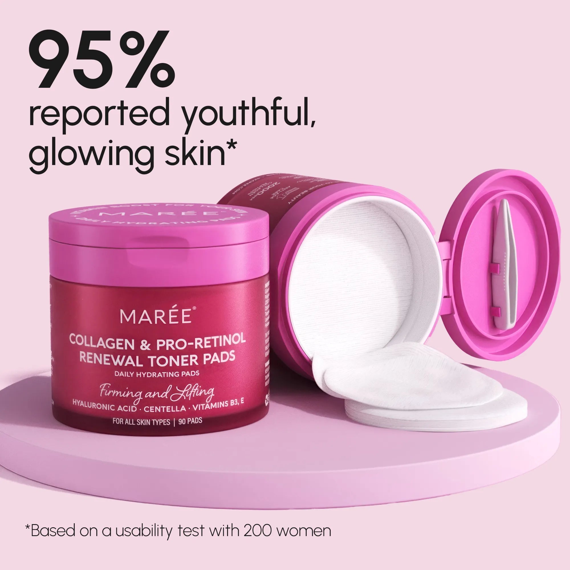 Collagen &amp; Retinol Toner Pads by Maree