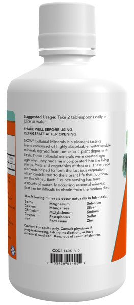 Colloidal Minerals - Essential Trace Minerals, Plant Derived, Unflavored by Country Life Natural Foods