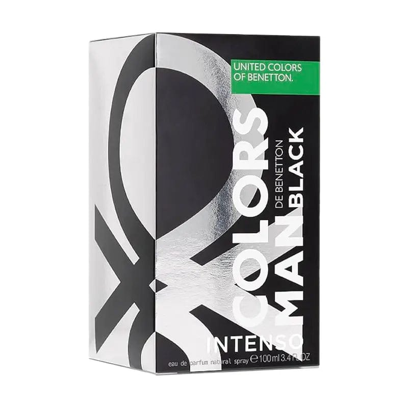 Colors Man Black Intenso By Benetton For Men 3.4oz EDP Spray by perfumesandrea
