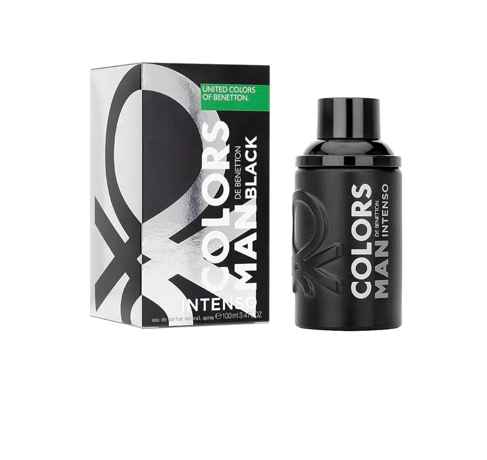 Colors Man Black Intenso By Benetton For Men 3.4oz EDP Spray by perfumesandrea