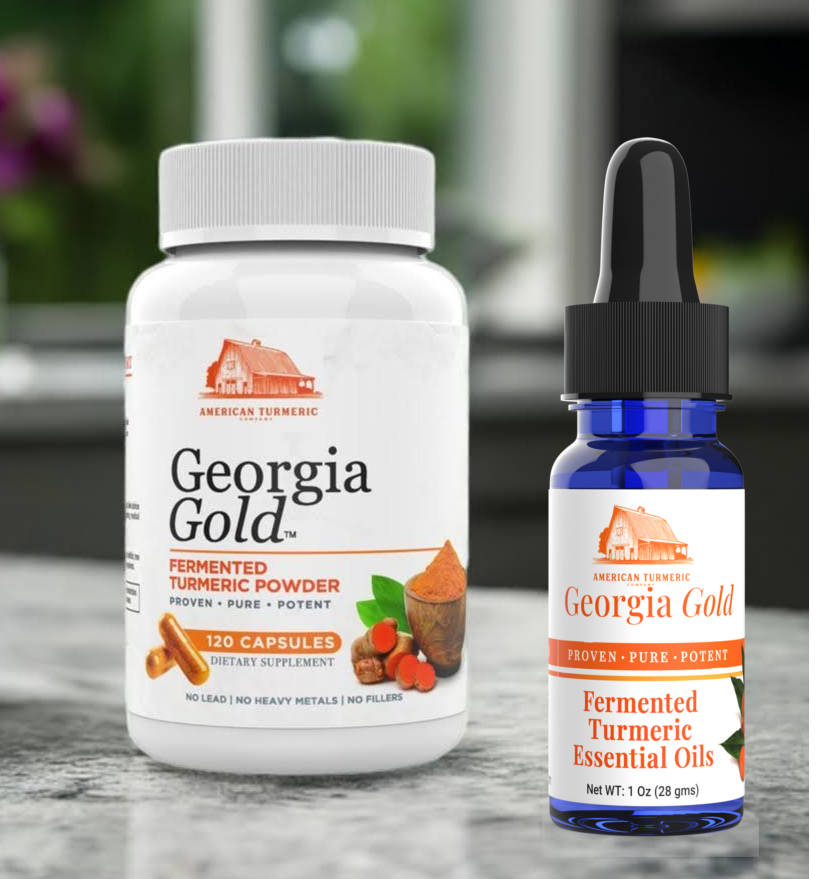 Perfect Match- Fermented Turmeric Capsules and Fermented Turmeric Oil by America&