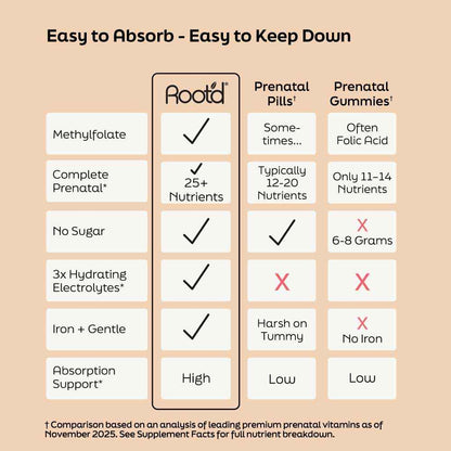 Essential Prenatal Nutrition + Electrolytes