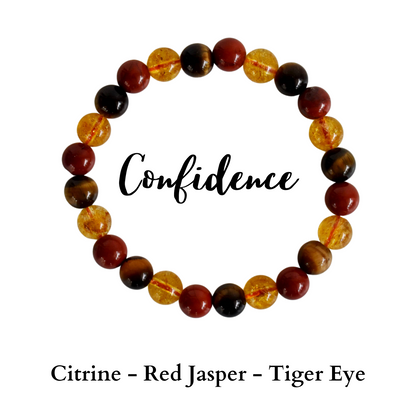 Boost CONFIDENCE Crystal Bracelet (Confidence, Awareness, Stress Relief)  DestGlow