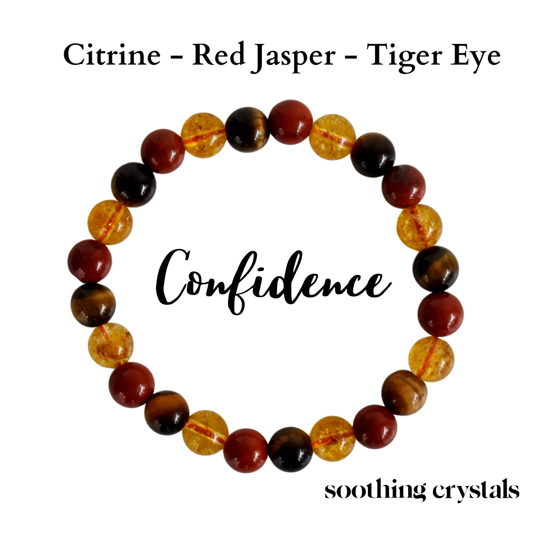 Boost CONFIDENCE Crystal Bracelet (Confidence, Awareness, Stress Relief)  DestGlow