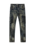 Valabasas Broken Skinny Jeans - Dirty Blue by Denim Exchange