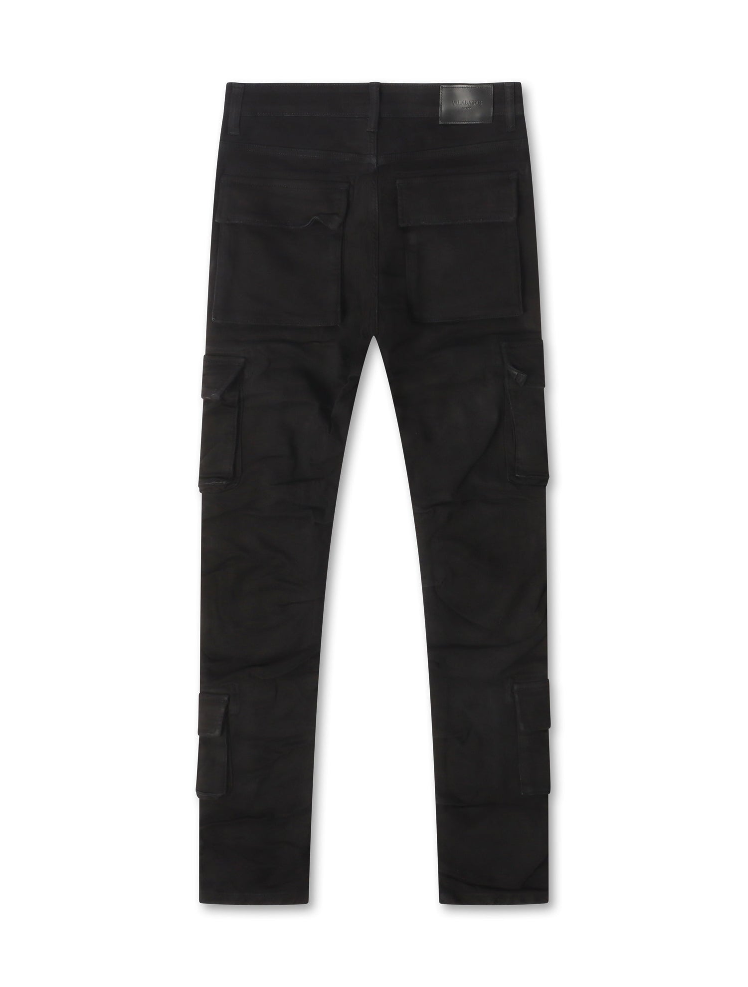 Valabasas Laddered Congo Skinny Jeans - Black by Denim Exchange