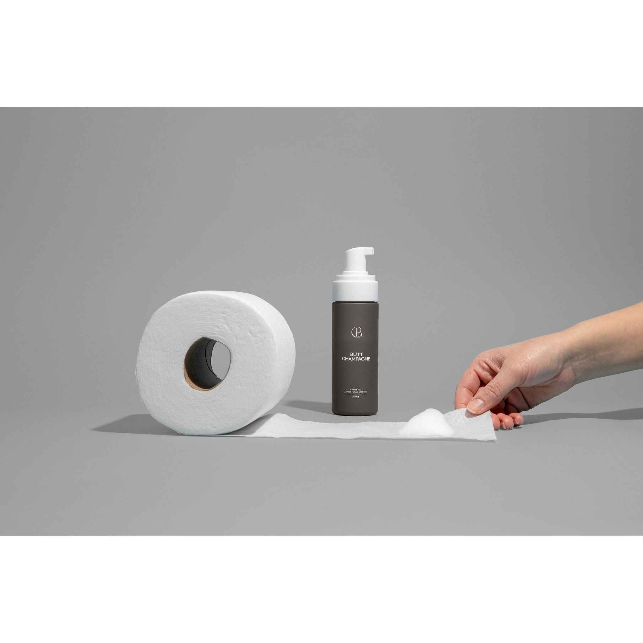 Butt Champagne Toilet Paper Foam 5.5oz