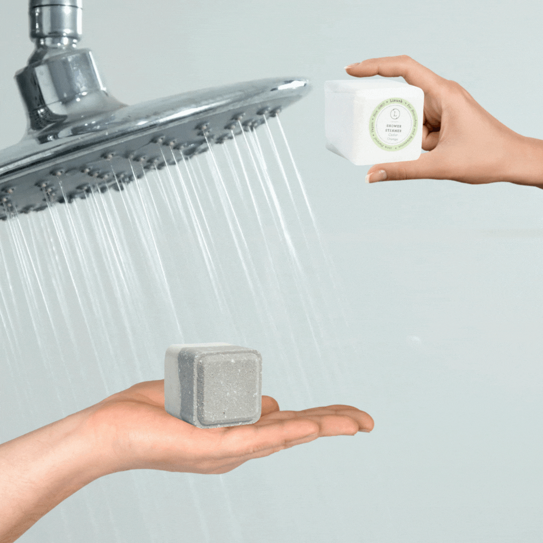 CBD Shower Steamers Gift Set with CBD - 5 Big Fizzies (THC Free)