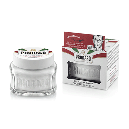 Proraso Anti Irritation Preshaving Cream With Green Tea And Oatmeal 3.6 Oz