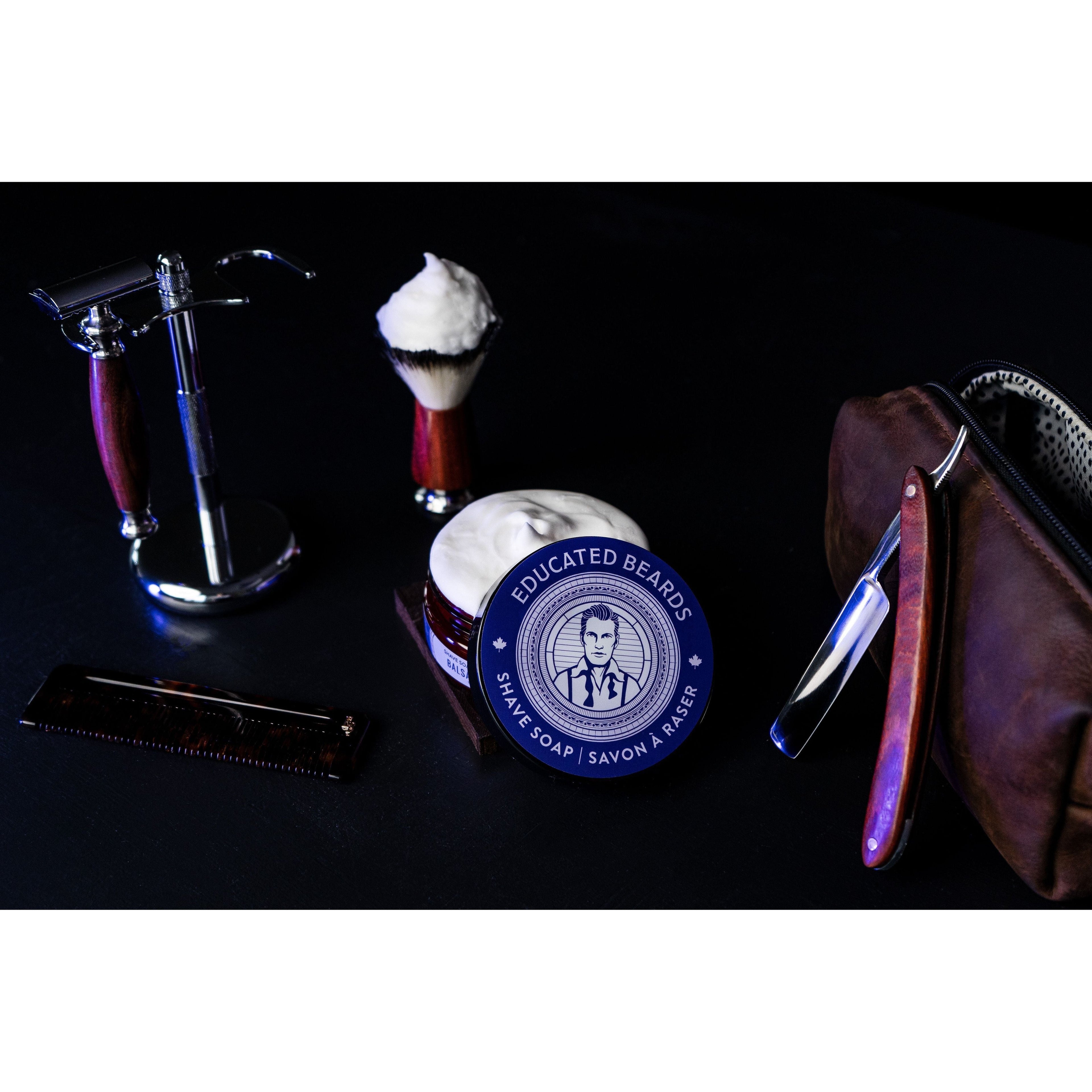 Educated Beards Balsam Eclipse Shave Soap 4 oz by Pasteur Pharmacy