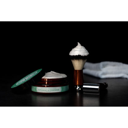 Educated Beards Peppermint &amp; Cedarwood Shave Soap 4 oz by Pasteur Pharmacy