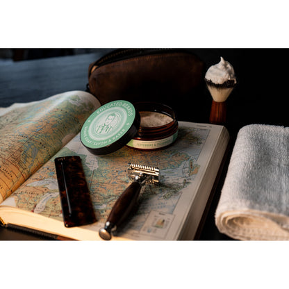 Educated Beards Peppermint &amp; Cedarwood Shave Soap 4 oz by Pasteur Pharmacy