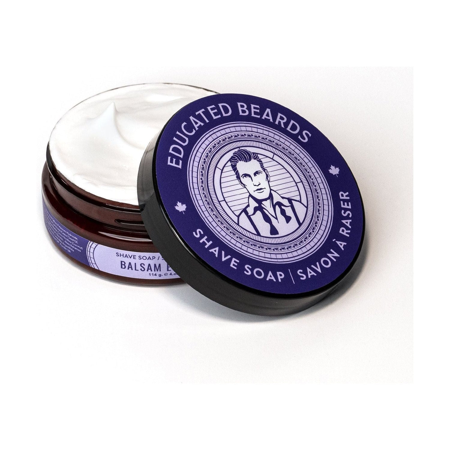 Educated Beards Balsam Eclipse Shave Soap 4 oz by Pasteur Pharmacy
