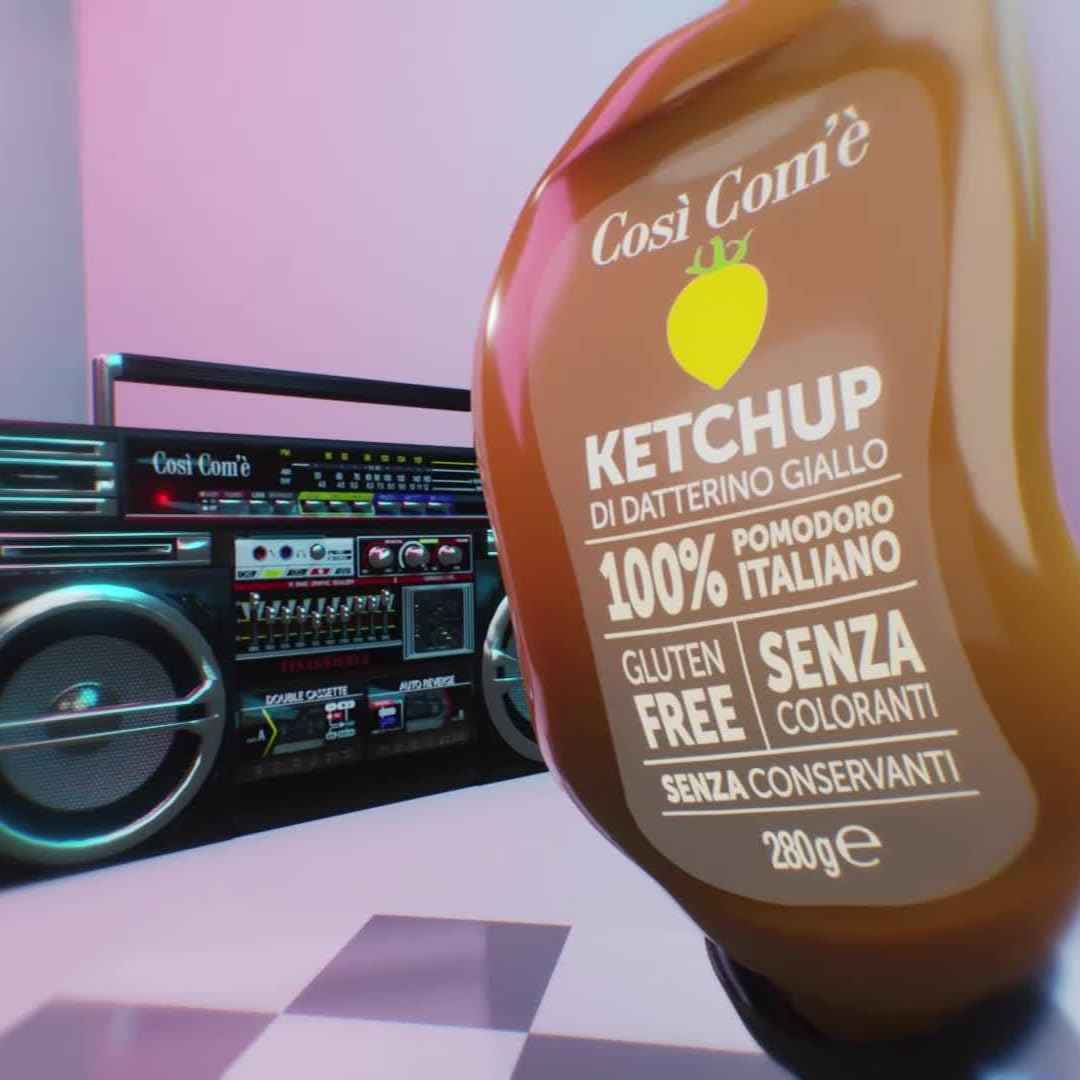 Così Com’è, Italian Yellow Tomato Ketchup – 9.88 oz (280 g)