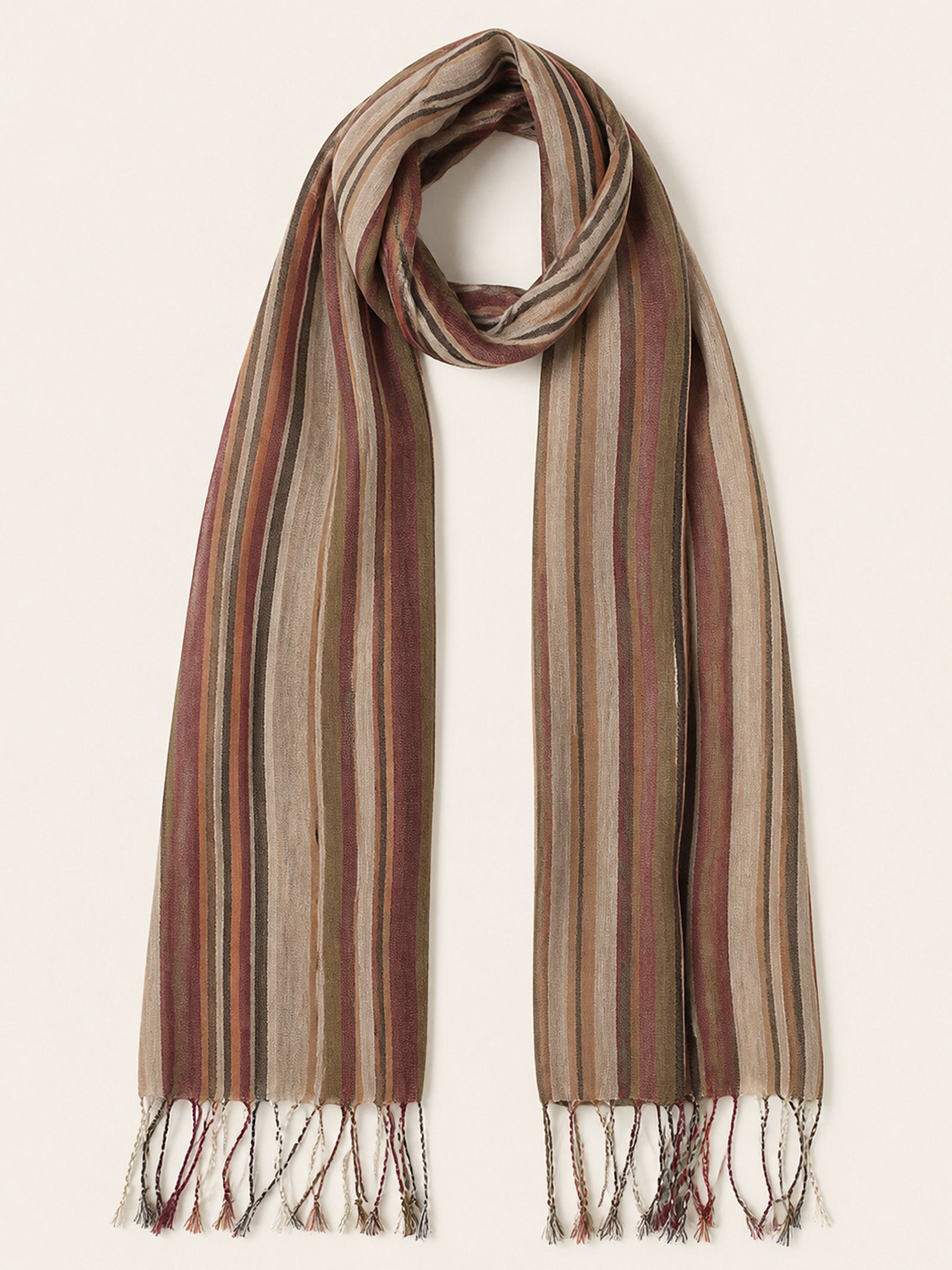 Cotton Linen Lightweight Soft Scarf  DestGlow