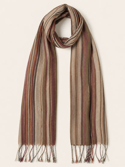 Cotton Linen Lightweight Soft Scarf  DestGlow