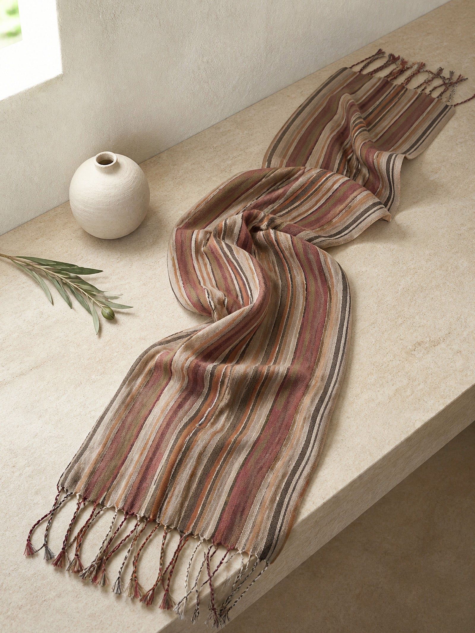 Cotton Linen Lightweight Soft Scarf  DestGlow