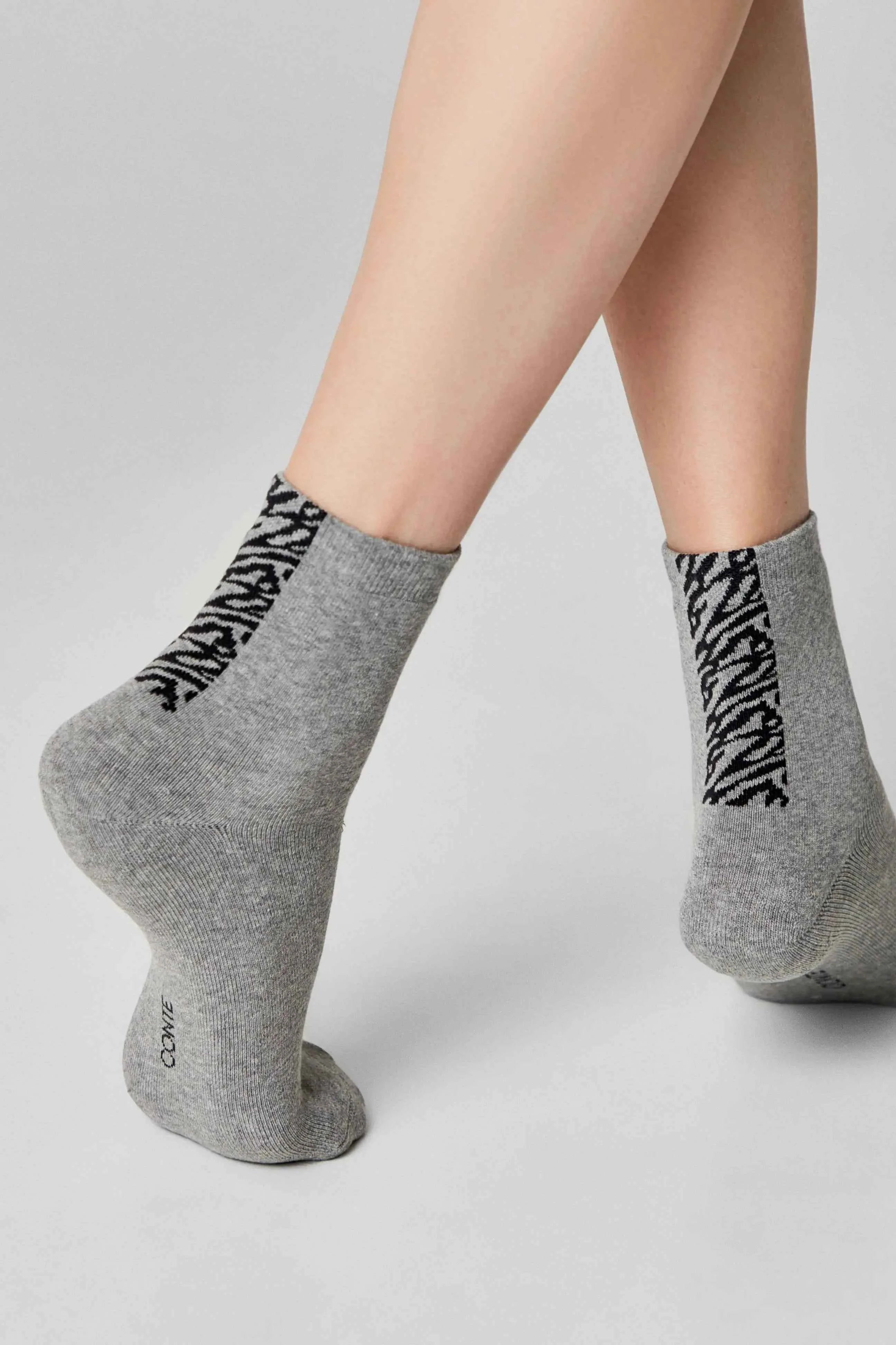 Cotton Socks Conte Comfort 570 - Zebra Stripes