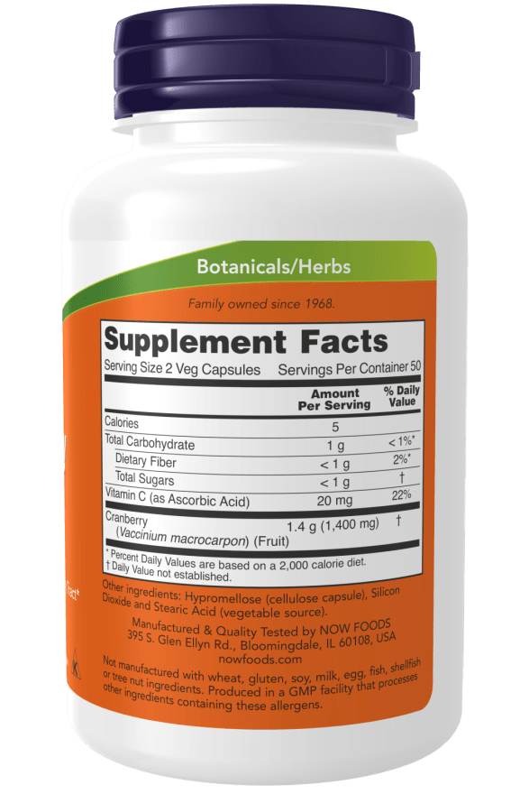 Cranberry 700mg by Country Life Natural Foods