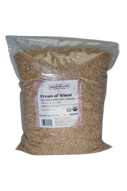 Cream of Wheat, Organic by Country Life Natural Foods