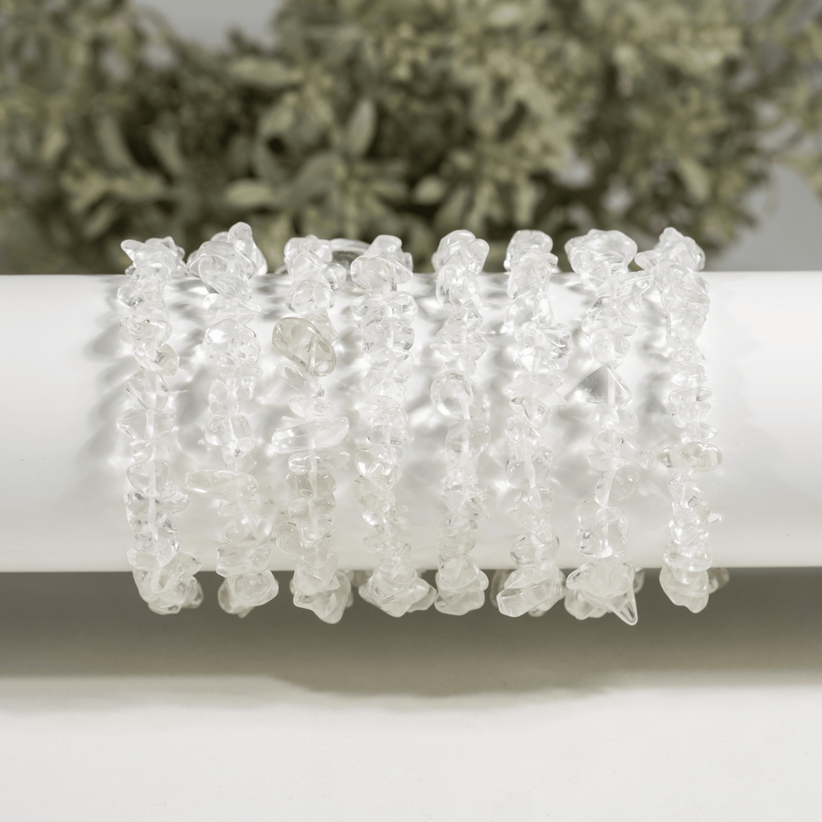 Crystal Quartz Chip Bracelet (Channeling and Dreams )