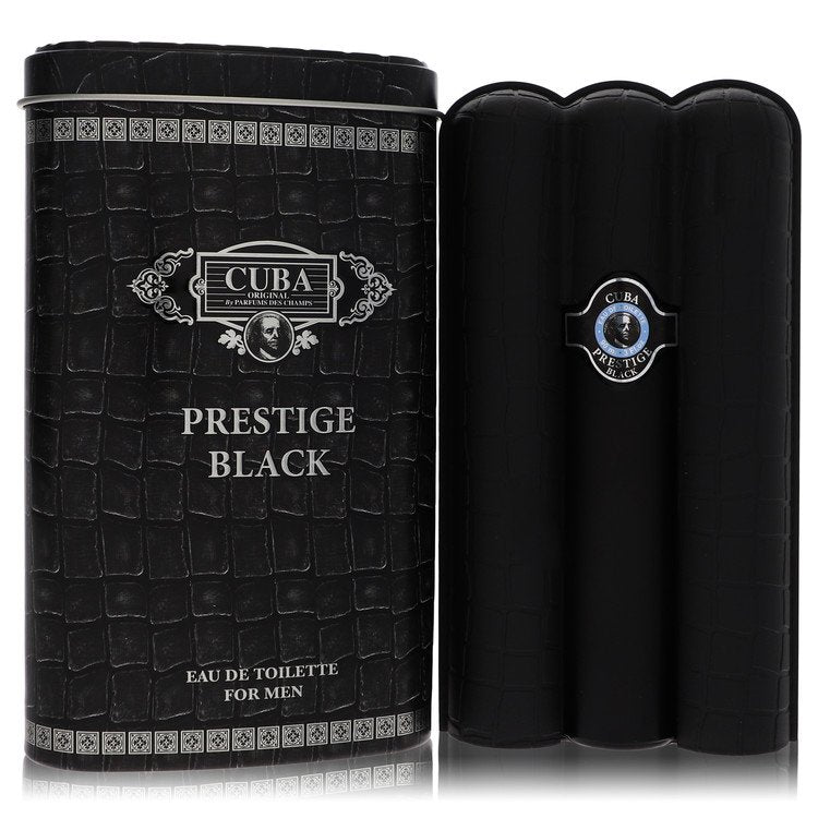 Cuba Prestige Black by Fragluxe Eau De Toilette Spray 3 oz for Men 