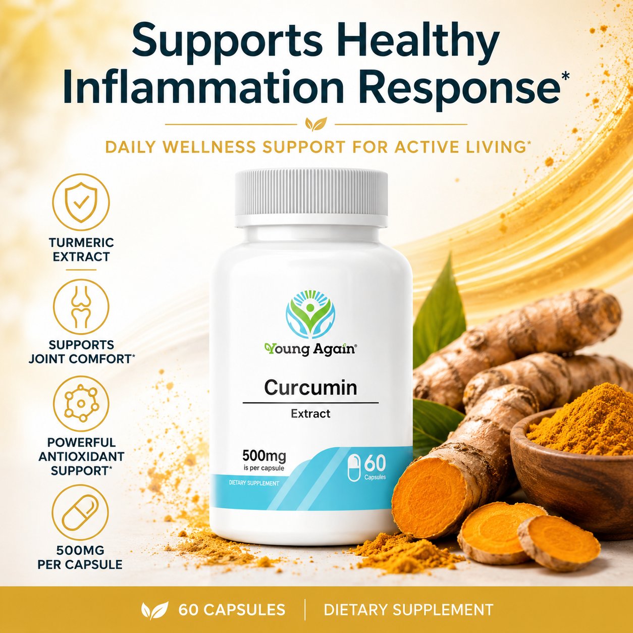 Curcumin - Source of Natural Antioxidant by Young Again