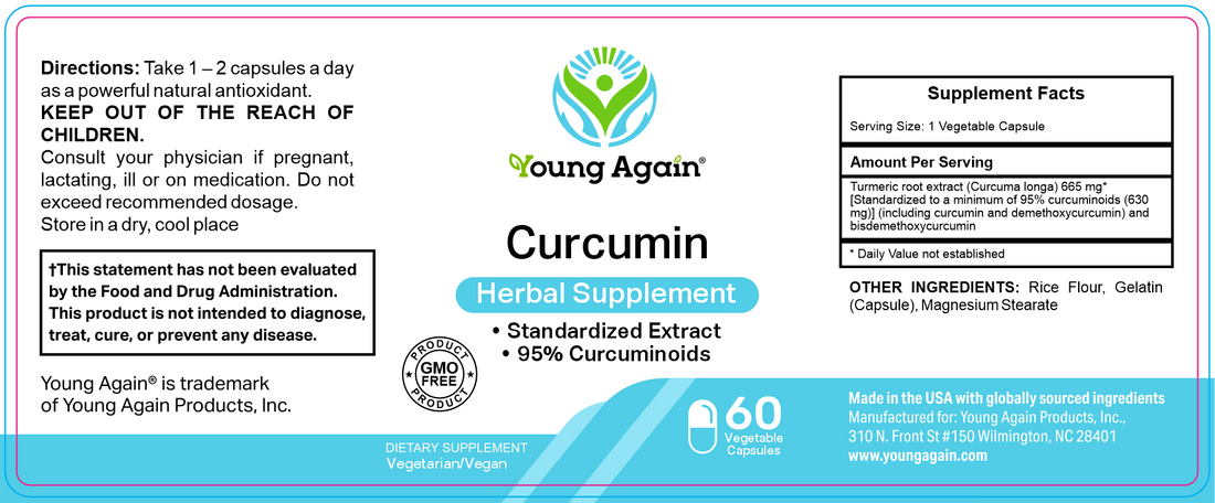 Curcumin - Source of Natural Antioxidant by Young Again