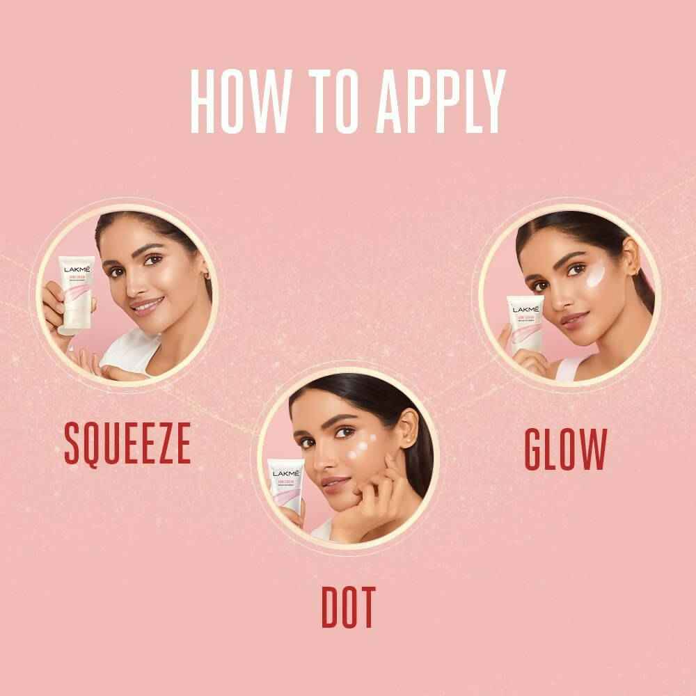 Lakme 9 To 5 Lumi Strobe Cream Highlighter + Moisturizer + Primer