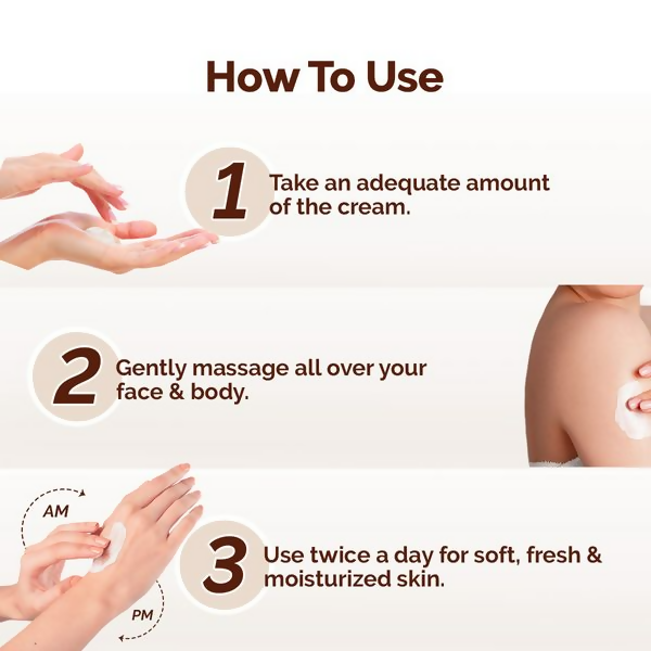 Mamaearth Cocoa Rich Moisturizing Cream with Cocoa Butter &amp; Vitamin E For Deep Nourishment