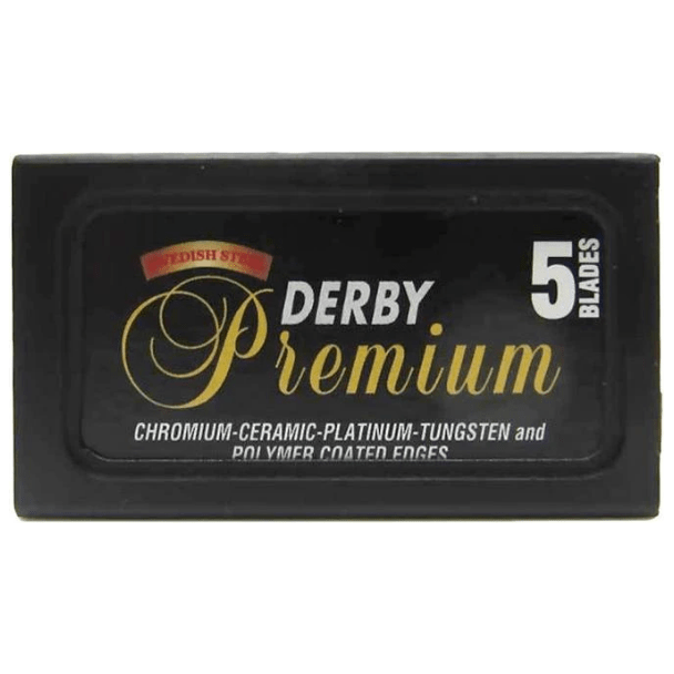 Derby Premium Double Edge Razor Blades - 5 Pack by Pasteur Pharmacy