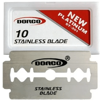 Dorco St-301 Double Edge Razor Blades 10 Pack by Pasteur Pharmacy