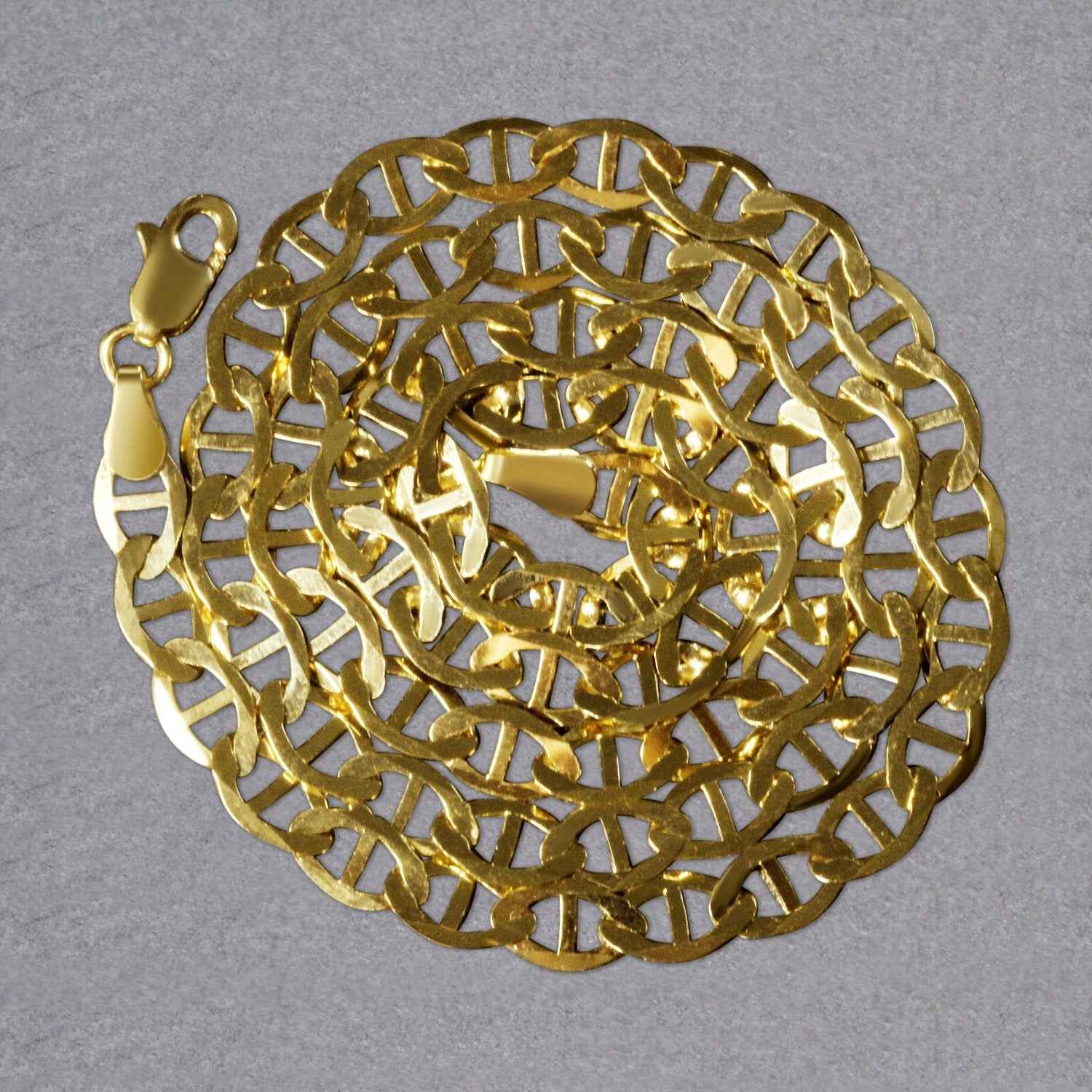 14k Yellow Gold Mariner Link Chain (5.10 mm)