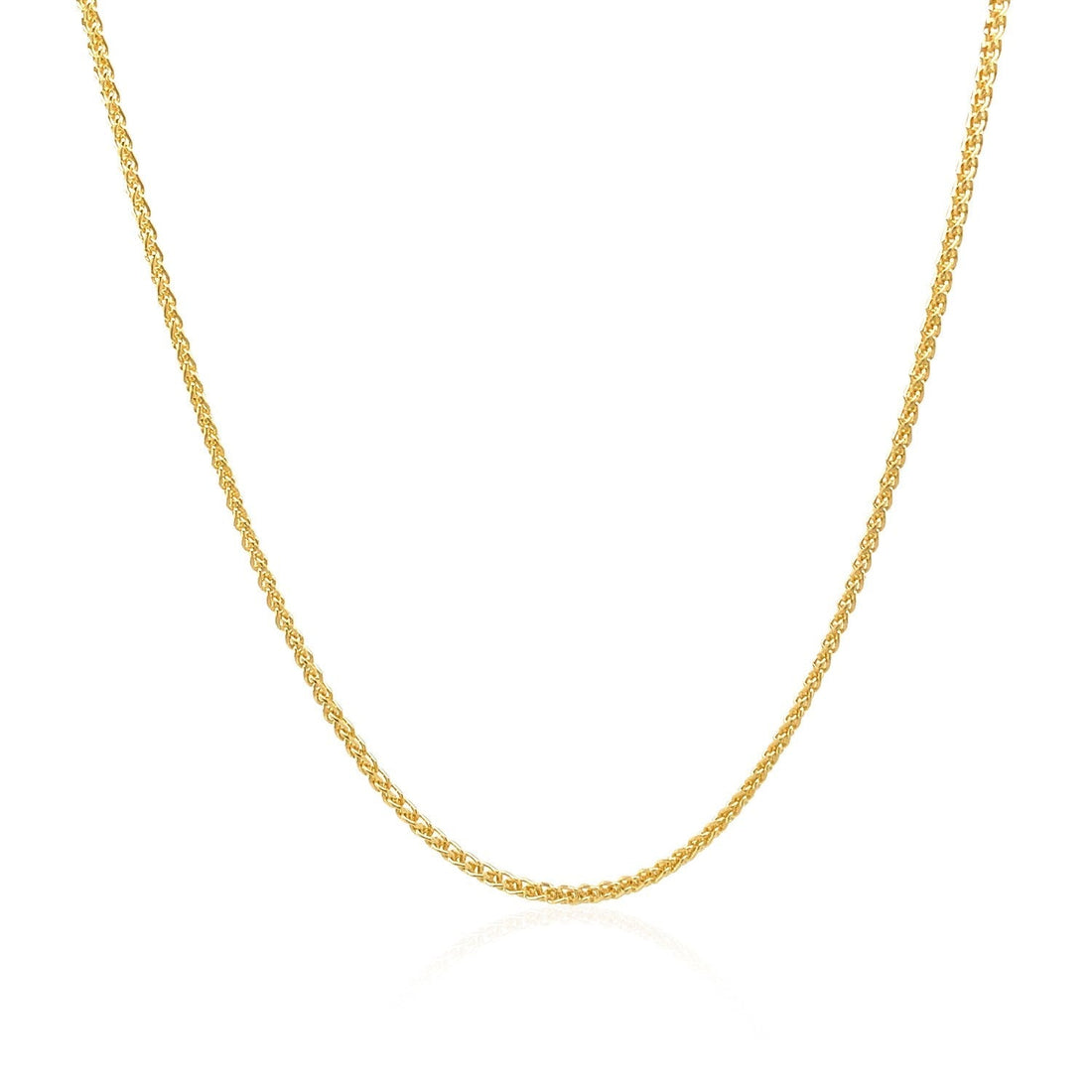 14k Yellow Gold Round Chain 1.2mm 
