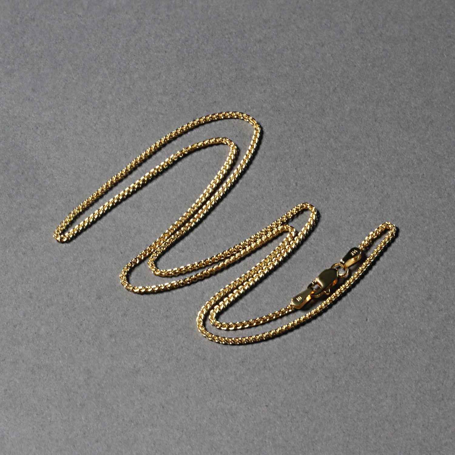 14k Yellow Gold Round Chain 1.2mm
