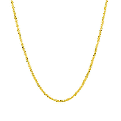 10k Yellow Gold Sparkle Chain 1.50 mm) - DestGlow