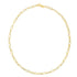 14k Yellow Gold Hexagon Link Necklace