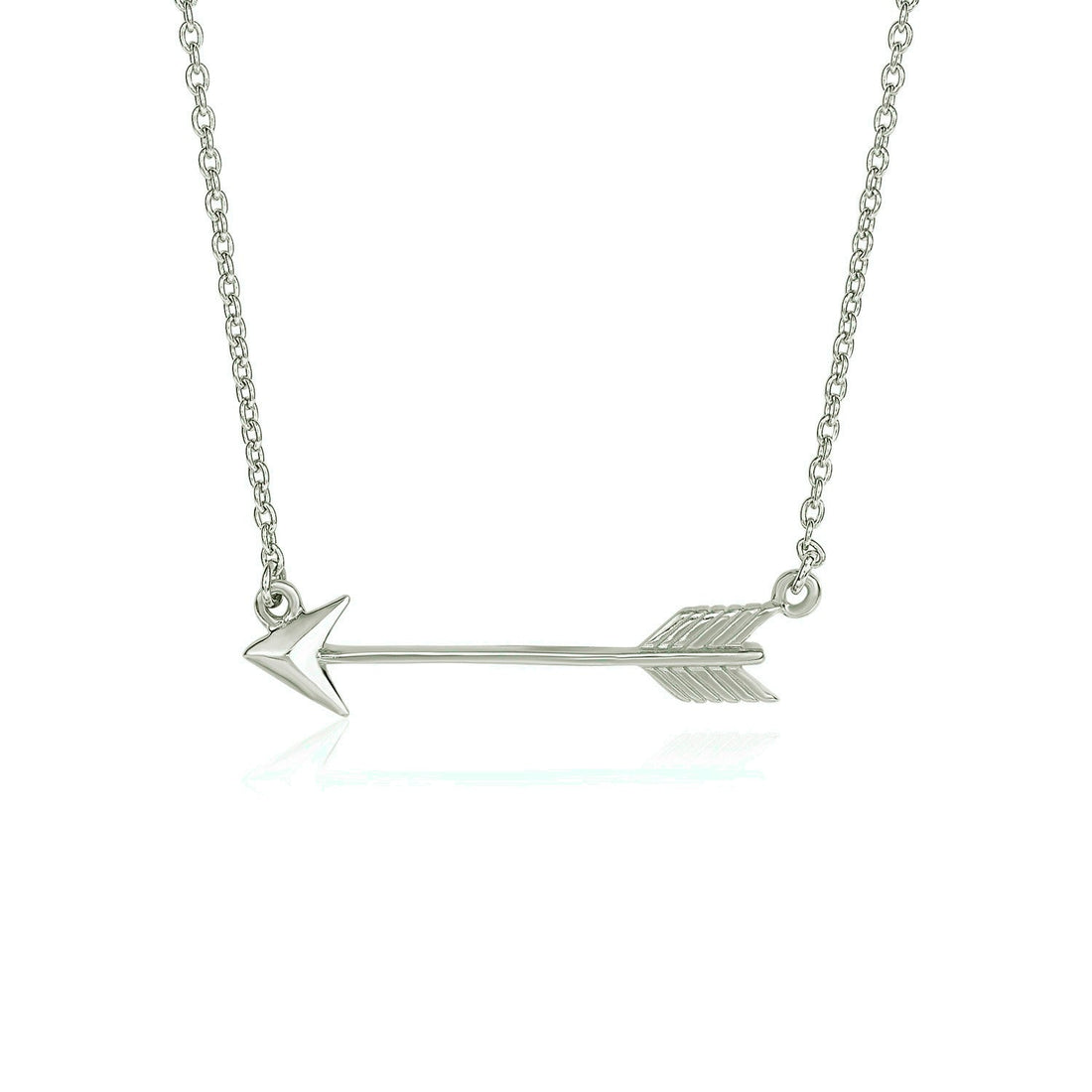 Necklace with Arrow in Sterling Silver - DestGlow