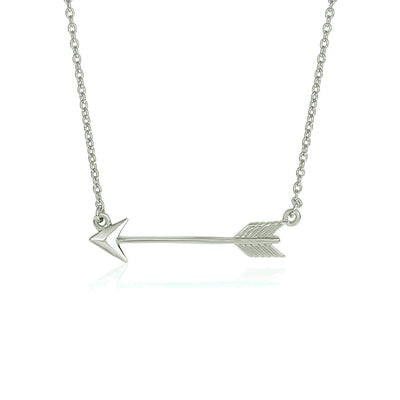 Necklace with Arrow in Sterling Silver - DestGlow