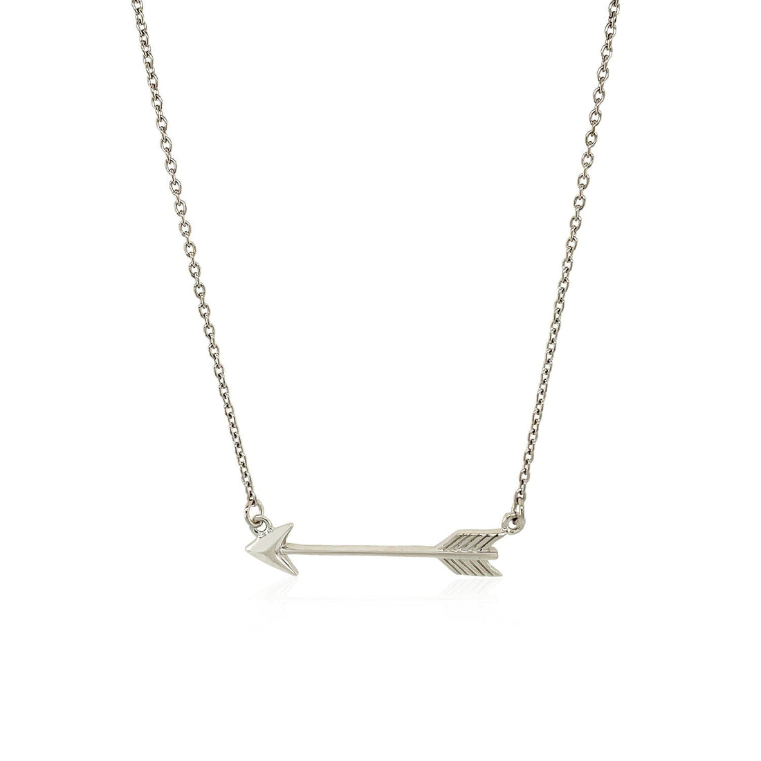 Necklace with Arrow in Sterling Silver - DestGlow