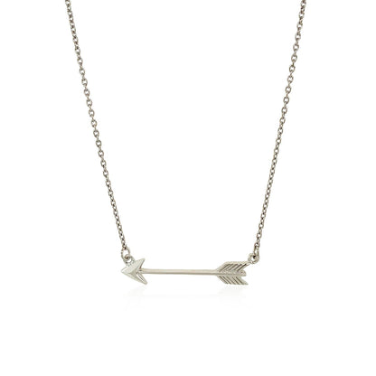 Necklace with Arrow in Sterling Silver - DestGlow