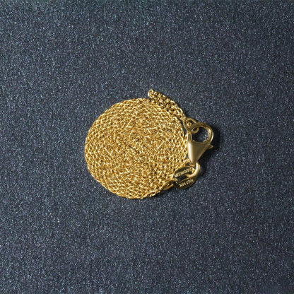 14k Yellow Gold Oval Cable Link Chain (0.97 mm)  DestGlow